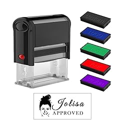 Custom Self-Inking Personalized Logo Stamp Large or
