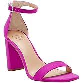 INC Womens Lexini Microsuede Ankle Strap Dress Sandals Purple 8.5 Medium (B,M)