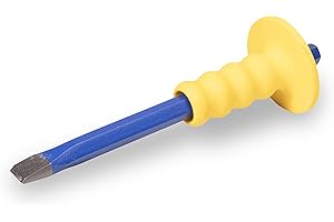 DASCO PRO Long Cold Chisel with TargetGuard, Made In The USA, 1 Inch, Masonry Chisel, VN74193