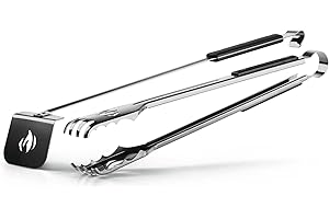 Napoleon Charcoal Rake and Tongs, Stainless Steel (67740) Small