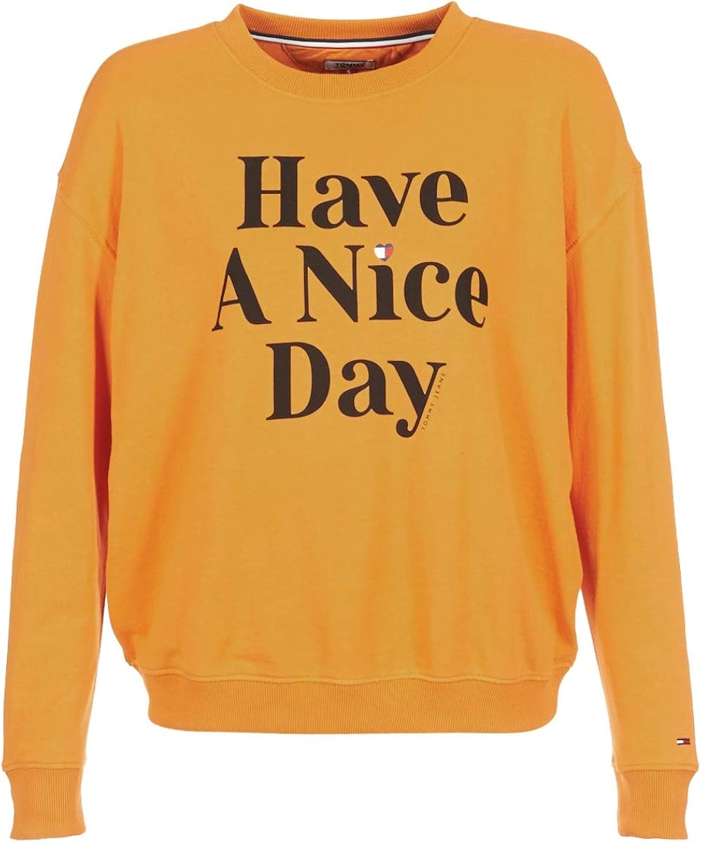 tommy jeans have a nice day sweatshirt