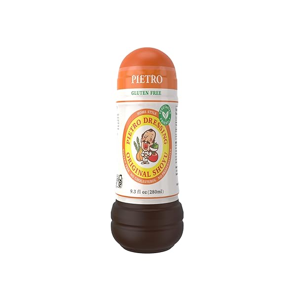 PIETRO DRESSINGS ORIGINAL DRESSING, 9.3 OZ. – NATURAL, DELICIOUS DRESSING AND MARINADE FOR VEGETABLES, PASTA SALADS, BEEF, PORK, SEAFOOD – GLUTEN-FREE, MSG-FREE, VEGAN SALAD TOPPINGS