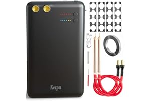 Spot Welder, Kerpu Mini Spot Welder, Portable Spot Welder Machine, Spot Welding Equipment Energy Storage 5000mAh for DIY 1865