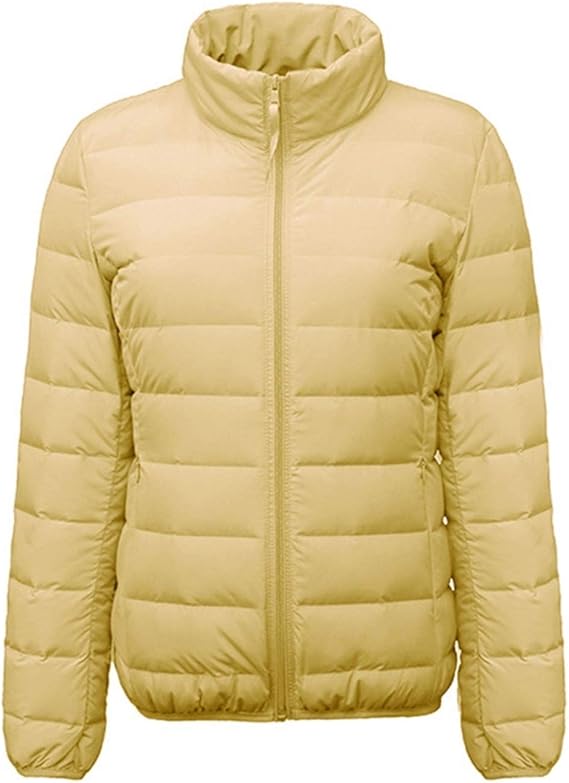 Amazon ダウンジャケット レディース 軽量 ショート 暖かい ウルトラライト コンパクト収納 ダウン ジャケット ショート丈 防寒 防風 防寒 アウター ウルトラライト ダウンコート インナーダウン 旅行 登山 スポーツ コート ジャケット 通販