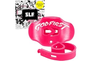 SLEEFS God First Pink Football Mouth Guard – No-Boil Mouthpiece with Strap – Maximum Air Flow & Lip/Teeth Protection for Youth & Adults