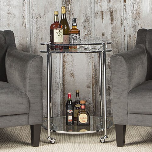 Glass & Mirrored Bar Carts