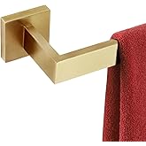 KOKOSIRI 24-Inch Single Towel Bar, Bathroom Kitchen Towel Holder, Wall Mounted SUS304 Stainless Steel Towel Rack, Brushed Gol
