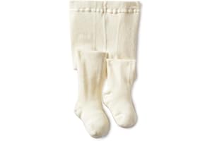 Jefferies Socks Baby-girls Infant Seamless Organic Cotton Tights