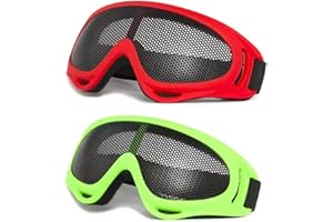 ARMADIO Airsoft Protective Goggles High Density Metal Mesh Goggle Military Tactical Goggles Safety Glasses for Outdoor Sports