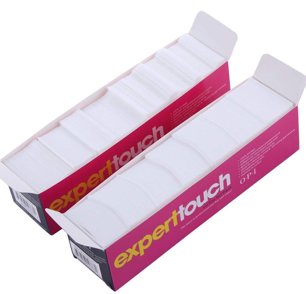 BTYMS 620 Pcs Lint Free Nail Wipes Nail Art Gel Polish Remover Cotton Pads