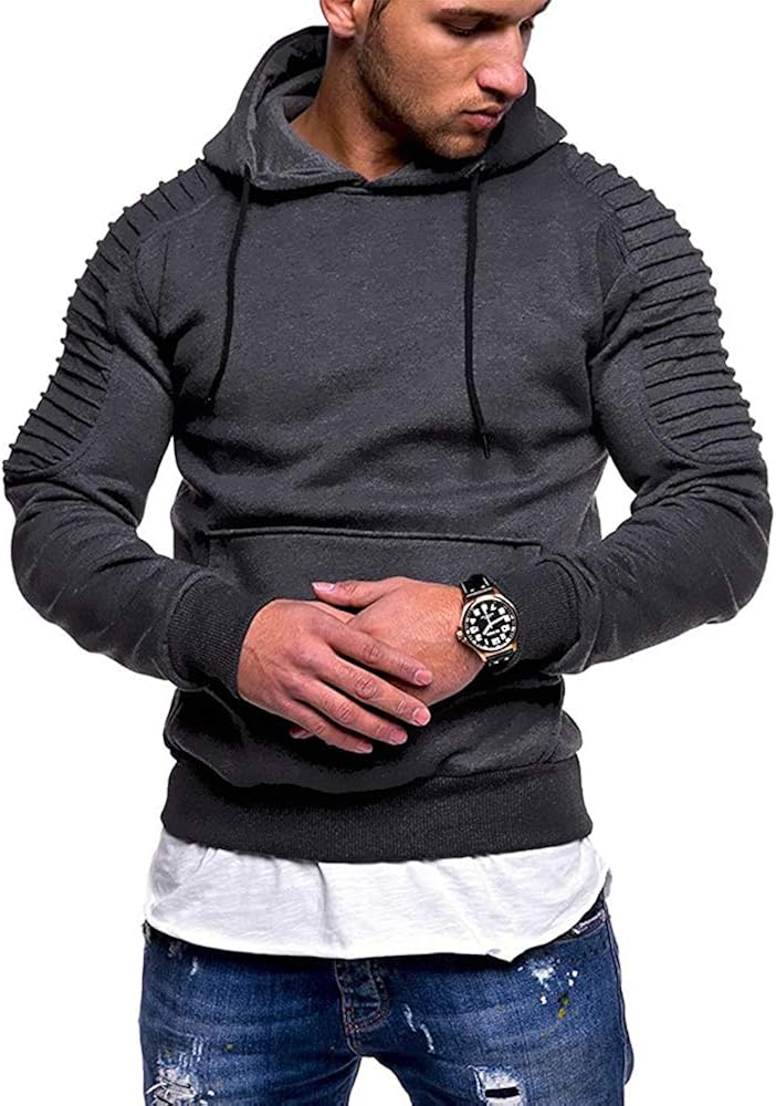 COOFANDY Men's Workout Hoodie Gym Sport Sweatshirt Athletic Pullover Casual Fashion Hooded with Pocket at  Men’s Clothing store
