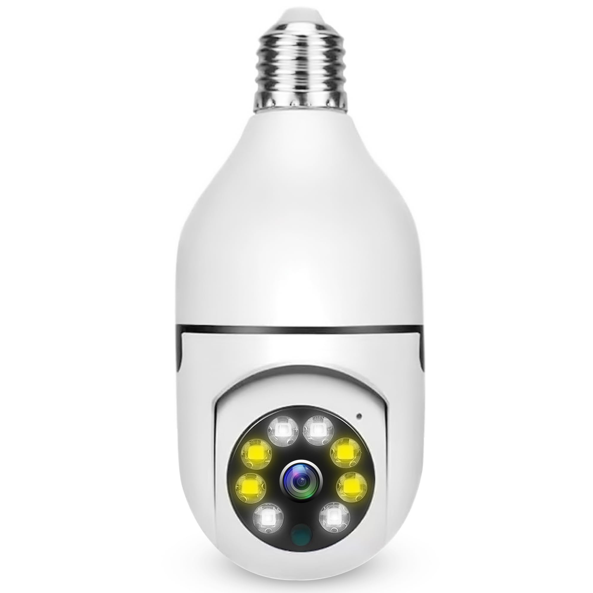 Photo 1 of Light Bulb Camera - Indoor Camera with Motion Detection, WiFi Camera, Live-Stream & Recording - 360 Camera, 2 Way Audio, Indoor Security Camera, Pet Camera - Baby Camera Monitor