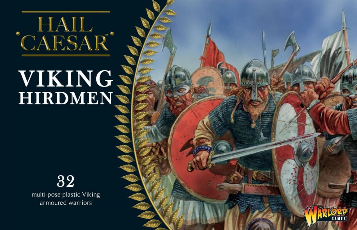 Warlord Games Viking Hirdmen - 28mm Scale Plastic Miniatures for Hail Caesar Highly Detailed Dark Age Era Miniatures for Table-top Wargaming
