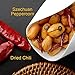 XSD Spicy Nuts Peanuts Snacks Chinese Hot Roasted And Salted Peanuts Chili Szechuan Peppercorns Nuts 11.46 Ounce (1-Jar)