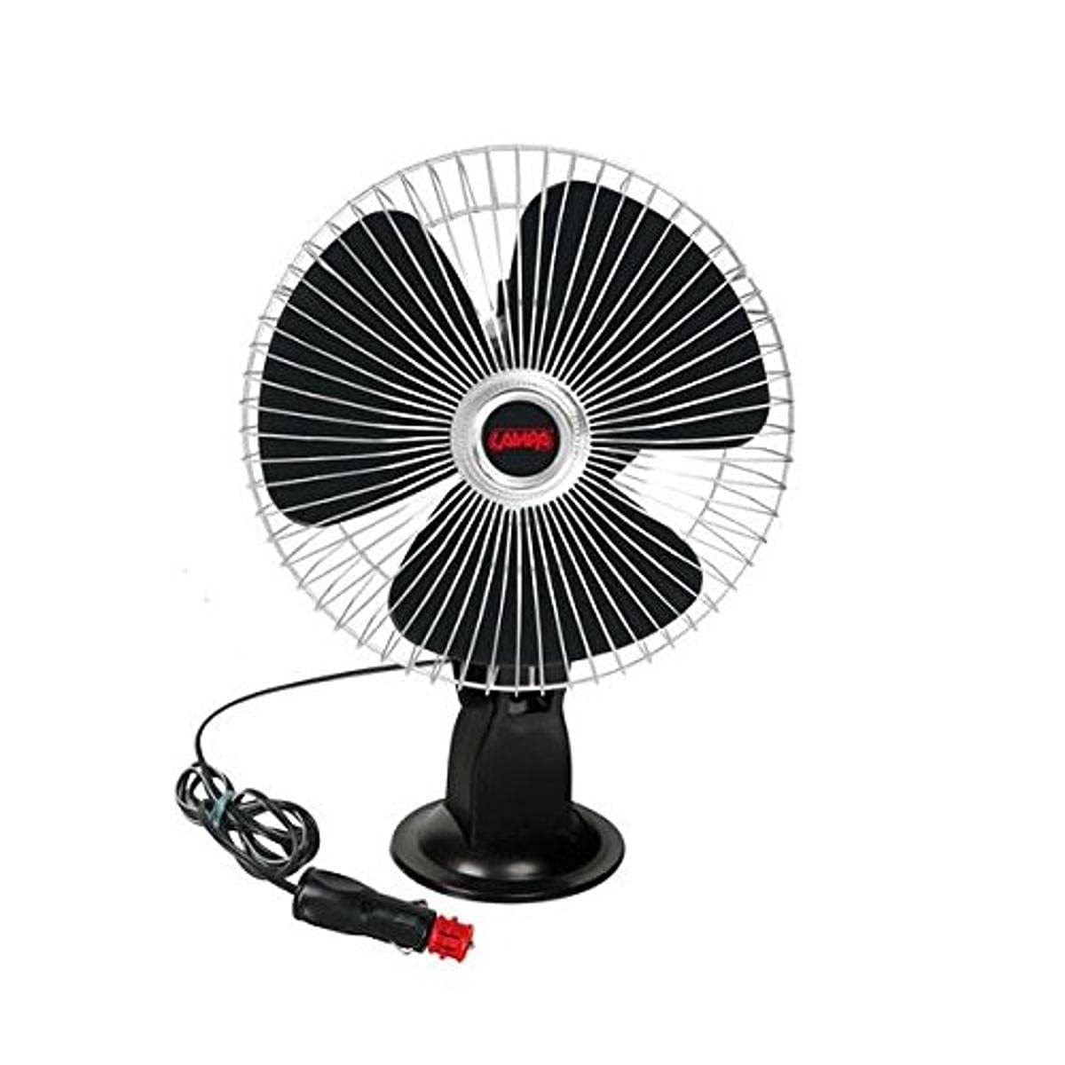 Lampa 73112 Chrome Fan with Suction Cup, 20 cm Diameter, 12 V, 16 W