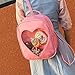 ZORFIN 2019 Summer Candy Backpacks Transparent Love Heart Shape Pu Leather Bags Purse Lovely Ita Bag