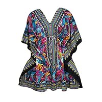 Women's Short Kaftan Beach Swimsuit Cover up Caftan Dress One Size