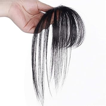 Amazon Com Remeehi 100 Real Human Hair Bangs Invisible Seamless