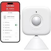 SwitchBot Smart Motion Sensor - Wireless Home Security System, PIR Motion Detector Alert, Add SwitchBot Hub to Make it Compat