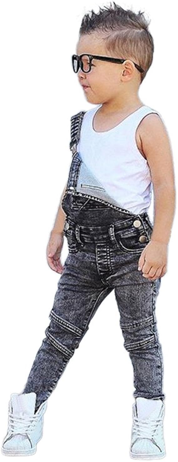 0 4 Ans Yamally 9r Bebe Enfants Garcons Filles Swag Salopette Jeans Jarretelles Pantalons Tenues Black Size 4t Amazon Ca Vetements Et Accessoires