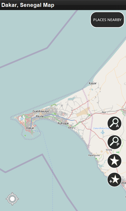 Dakar Senegal Hors Ligne Carte Amazon Fr Appstore For Android