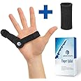 Arrow Splints Mallet Finger Splint | Trigger Finger Brace fits Pinky Finger, Index, Middle, Ring, & Thumb Arthritis Pain Relief, Straightening, Broken Finger Support, Knuckle Immobilizer +BONUS Sleeve