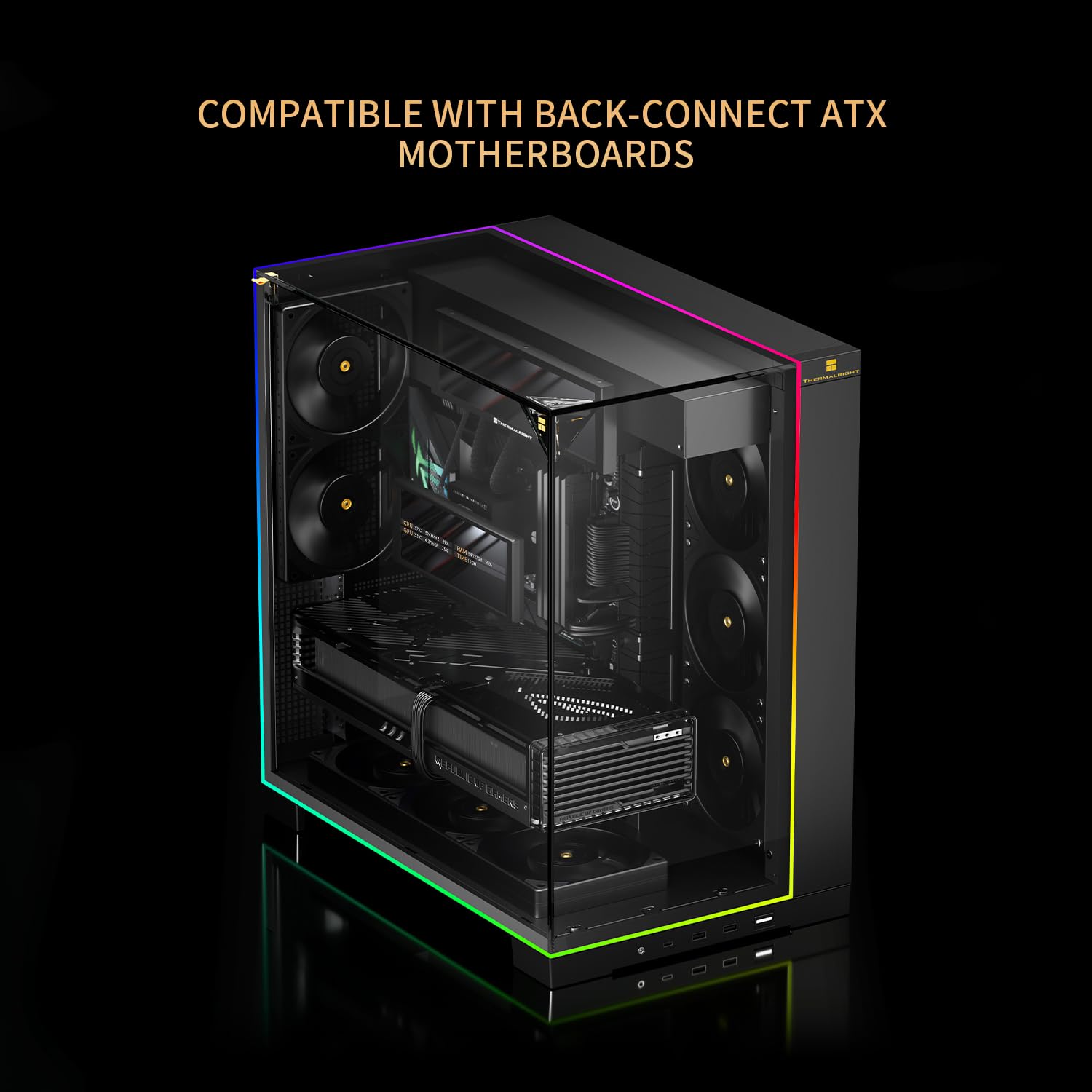 Mua Thermalright A70 Vision ATX Gaming case |Three Sides Without Stands ...