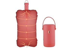 YMJOINMX Portable Clothes Dryer Mini Travel Cloth Dryer Machine 70℃ Portable Laundry Dryer for Apartments Travel (Orange)