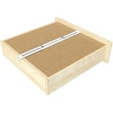 FRMSAET Drawer Repair Kit -Reinforce and Repair Drawers Accessories -2 Pack | Used to Wood /MDF /Chipboard Drawers Cabinet Reinforcement and Repair Steel Hardware Installation length Slide Adjustable