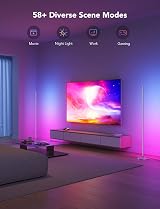 Govee LED Floor Lamp RGBIC Modern Silver Corner Lamp 61 Scene 8 Music view 3