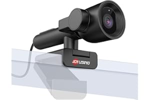 JOYUSING FlexCam10 4K Eye Contact Webcam for PC, 4 Modes in 1 Webcam with Microphone, PDAF Autofocus, 2 Noise-Cancelling Mics