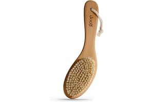 goop Beauty Dry Brush | Detoxifying Body Exfoliator | Wooden Handle with Natural Biodegradable Sisal Fibers | Sweeps Away Dead Skin | FSC Certified