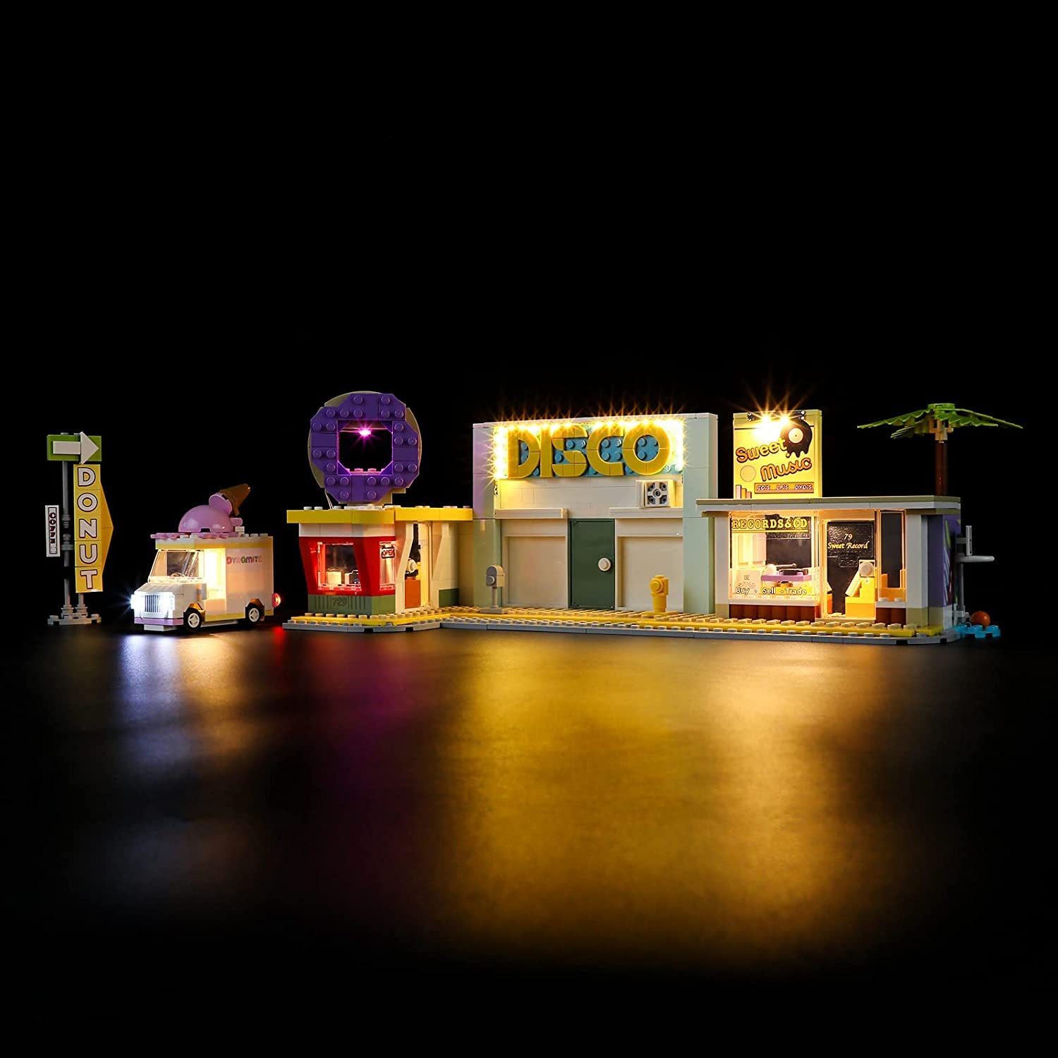 GEAMENT LED Light Kit Compatible with LEGO BTS Dynamite - for Ideas 21339 Model (Building Set Not Included)