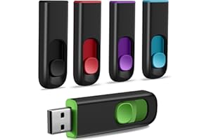 MAKACTUA 5 Pack 8GB USB Flash Drive, USB 2.0 Memory Stick Thumb Drive Pen Drives Jump Drive for Data Storage Multiple Color