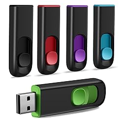 MAKACTUA 5 Pack 8GB USB Flash Drive, USB 2.0 Memory