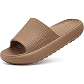 Comwarm Cloud Slide Sandals for Women Men Ultra Comfort Recovery Pillow Slippers Soft Summer Beach Shoes with Low Arch Support