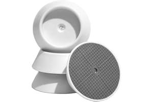 MUMEASY 4 Pack Baby Gate Wall Protector, Pressure Mounted Baby Gate Extension Kit, Safety Gates Extender Wall Cups, Baby Gates Wall Guard for Protect Walls & Doorways from Pet & Dog Gates, White