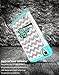 LG X Power Case, Style4U Cute Owl Studded Rhinestone Crystal Bling Hybrid Armor Case Cover for LG X Power with 1 Style4U Stylus [White / Teal]