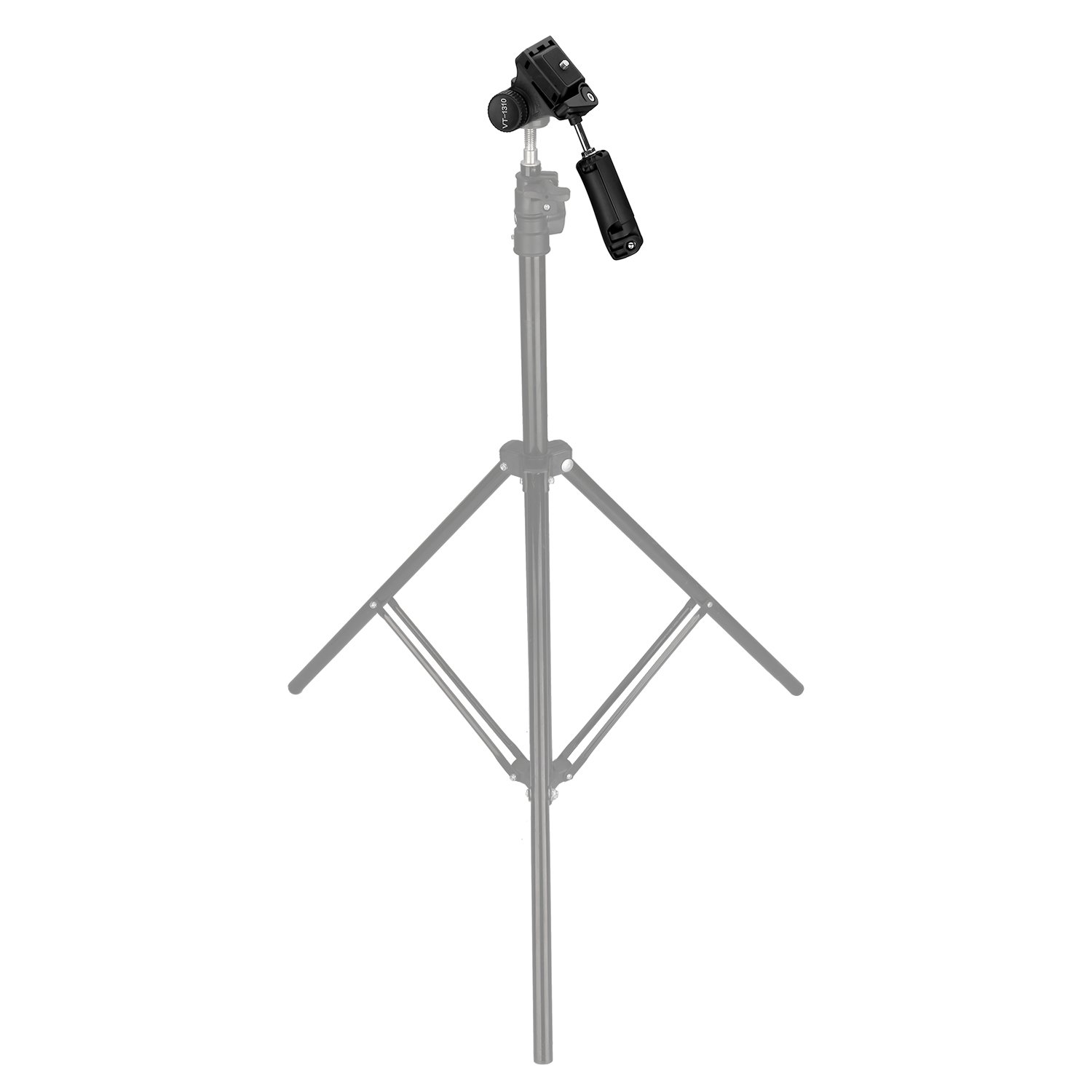 Kamisafe KINGJOY VT-1310 Portable Lightweight Camera Video Tripod Pan Tilt Head with 1/4\