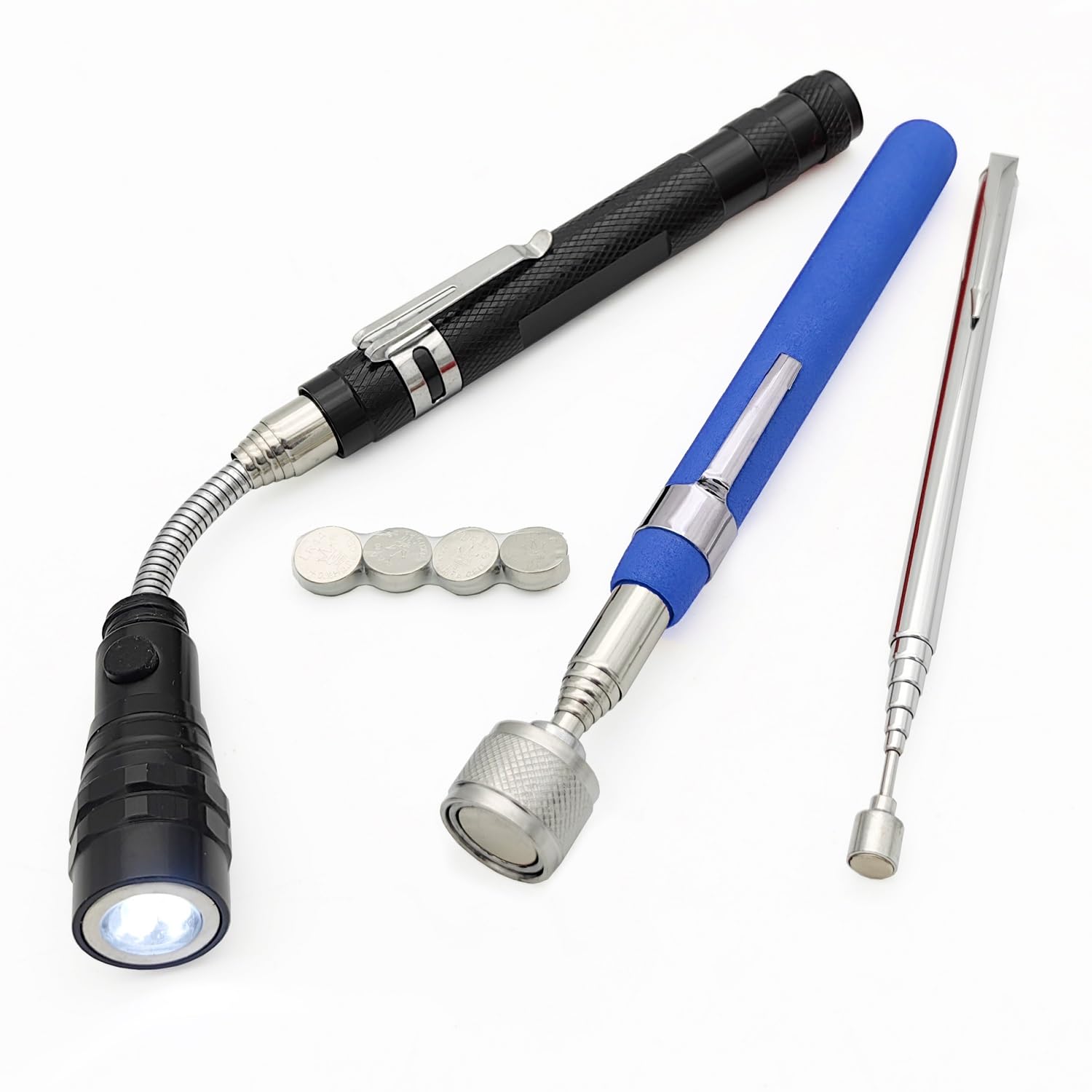 Photo 1 of VASTOOLS Telescopic Magnetic Pickup Tool Set, 10LB Magnet Stick, Extendable Magnetic Flashlight, LED Magnet Stick Tool for Car,Household,Office,Industry and Garage