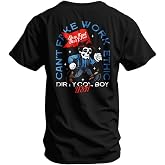 Combat Iron Men's Graphic T-Shirt - Can't Fake Work Ethic | Soft cotton-poly blend, athletic tapered fit - tagless neck, no-sag collar, pre-shrunk for work, gym &amp; everyday wear.
