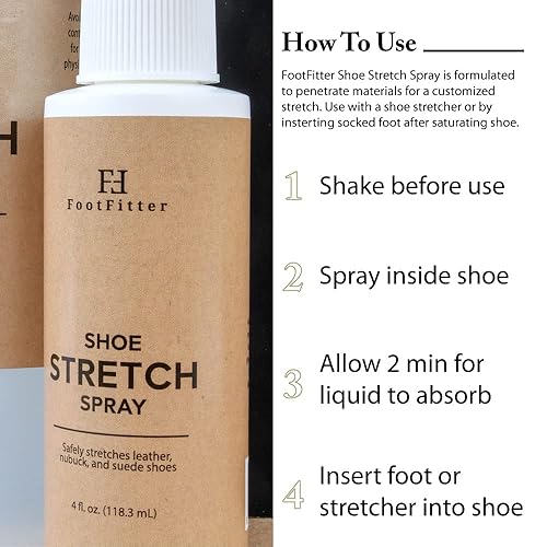 Boot Stretcher What Is Shoe Stretch Spray Made Of FootMatters Professional  Shoe Stretch Spray – Leather, Suede