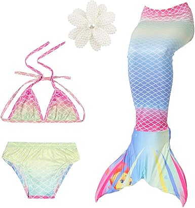 kids mermaid swimming costume