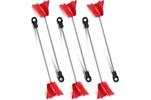 Loosh 6 Pcs 11 Inch Paint Stirrer for Drill, Paint Mixer Attachment, Helix Epoxy Mixer for Concrete Resin Silicone Stirrer Paddle Works with Most Drills