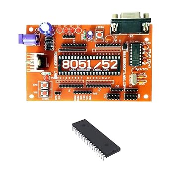 Robosoft Labs 8051/8052 Development Board with AT89S52 (8052) and MAX232 ICs