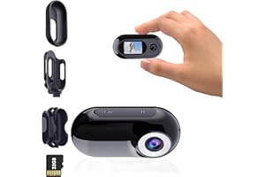 Mini Body Camera 1080P with 32GB Card Helmet Camera Body Cameras with Audio and Video Recording Multi-Function Accessory Body