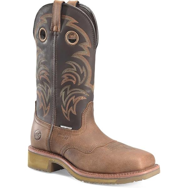 Amazon.com | DOUBLE-H Men's DH4154 Farson, Dark Brown - 7.5 D