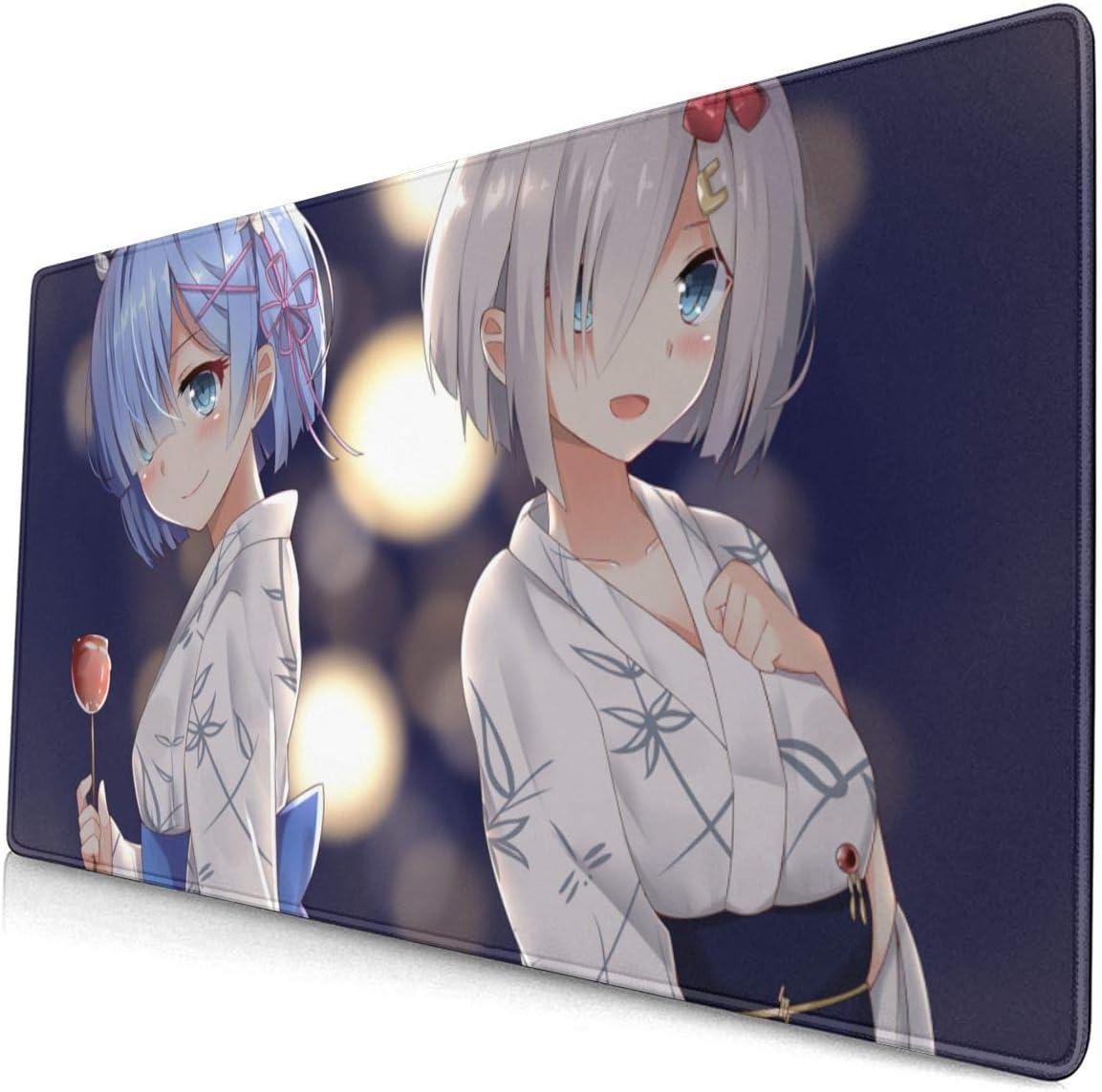 Amazon Co Jp 浜風 と レム マウスパッド 40x75cm ゲーム Eスポーツマット カスタム 机のマット ゴム 同人周辺 キーボードパッド ゴムの滑り止め敷き物 人気 男女兼用 プレゼント Pc オフィス デザイン 仕事 ホーム キッチン