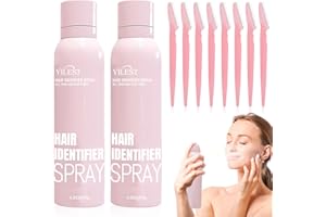 fugit Hair Identifier Spray For Face Shaving, 2024 New Skin Body Hair Identifying Spray, Hair Identifying Spray for Women Face Shaving Powder, Hair Identifier Spray for Face Dermaplaning (2PCS)