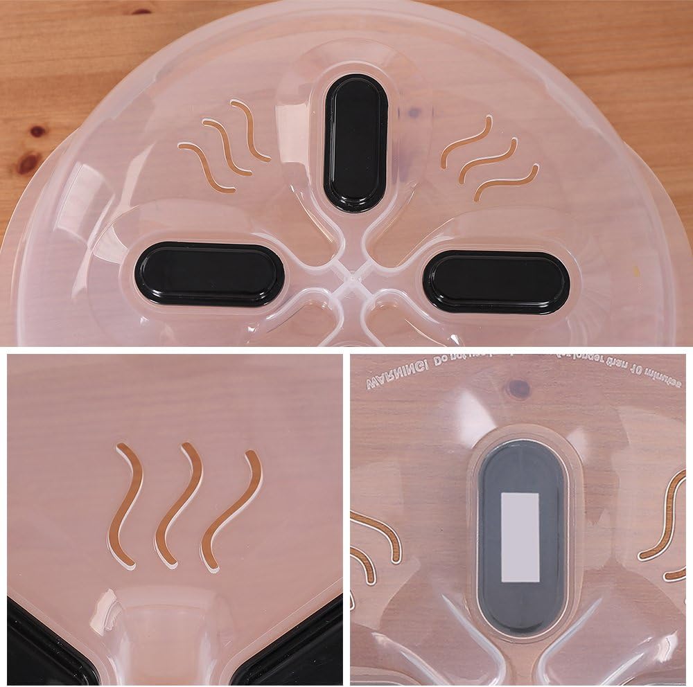 Magnetic Microwave Splatter Cover,EZONTEQ Microwave Plate Guard Lid With Steam Vent 11.8 Inch: Kitchen & Dining